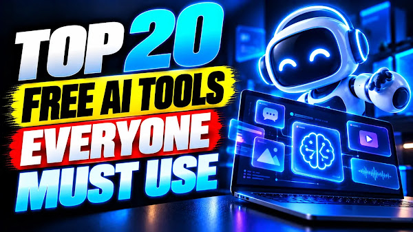 Top 20 Free AI Tools Everyone must use
